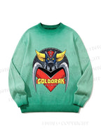 Unisex Mazinger Z Grendizer Gradient Casual sweater