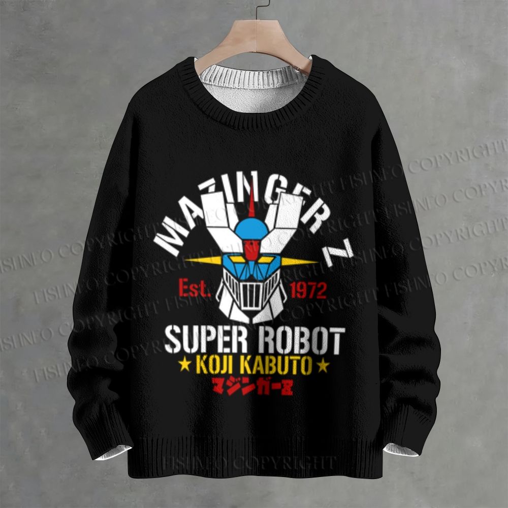 Mazinger Z Super Robot Crew Neck Sweater