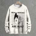 Astro Boy Real Heroes Are Crew Neck Sweater