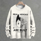 Astro Boy Real Heroes Are Crew Neck Sweater
