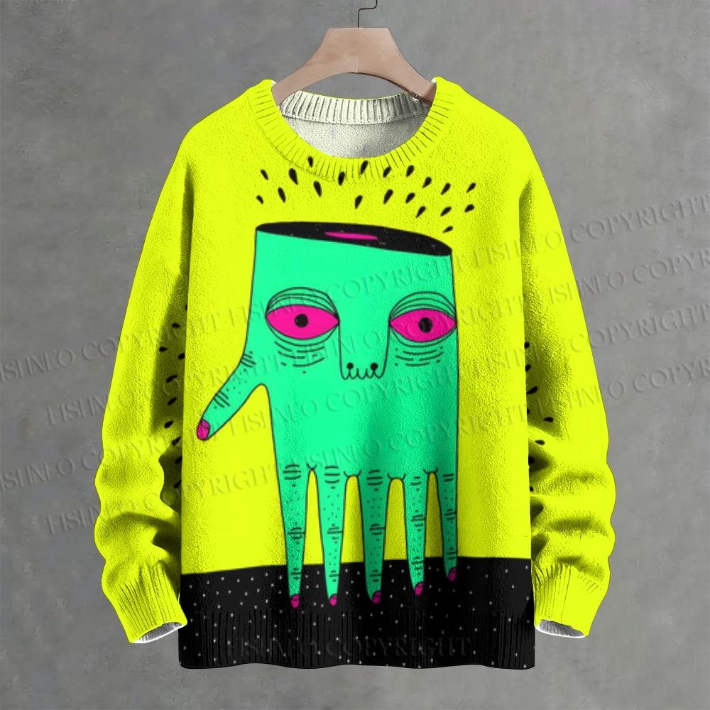 HandMonster Crew Neck Sweater
