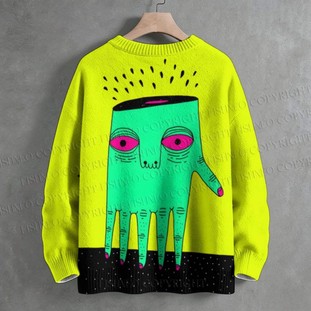 HandMonster Crew Neck Sweater