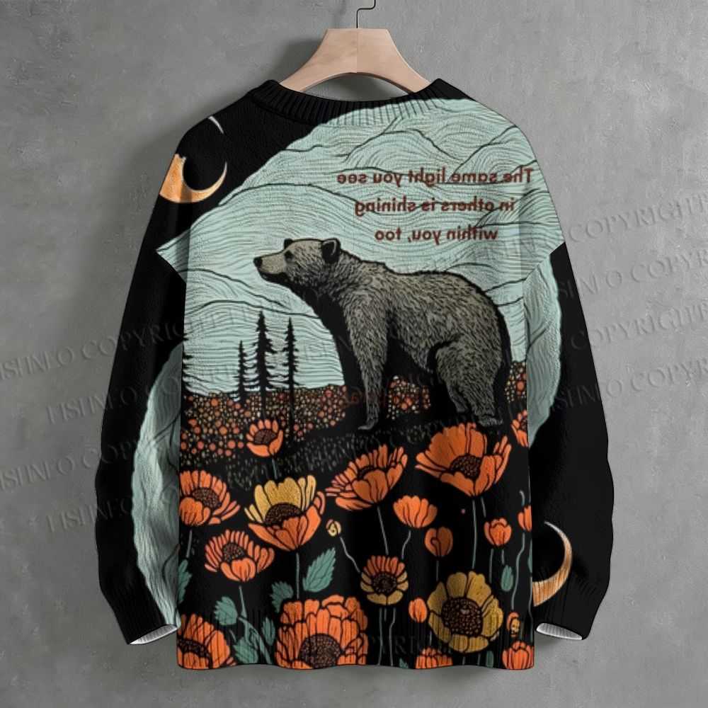 Nocturne Woodland Crew Neck Sweater