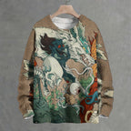 Yokami Dragon Crew Neck Sweater