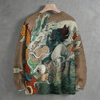 Yokami Dragon Crew Neck Sweater