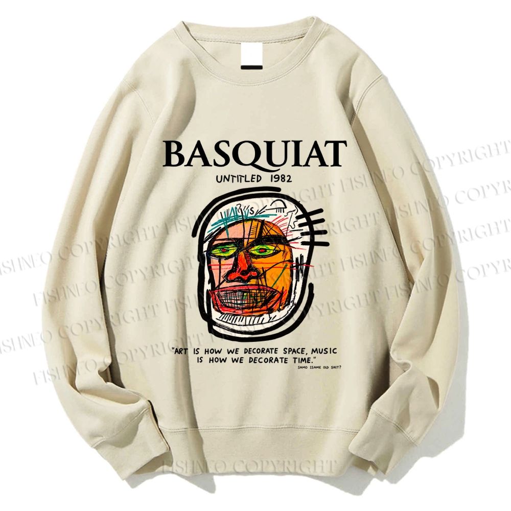 Unisex Jean-Michel Basquiat Untitled (Head) Printed Sweatshirt