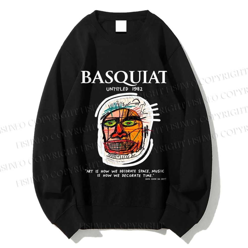 Unisex Jean-Michel Basquiat Untitled (Head) Printed Sweatshirt