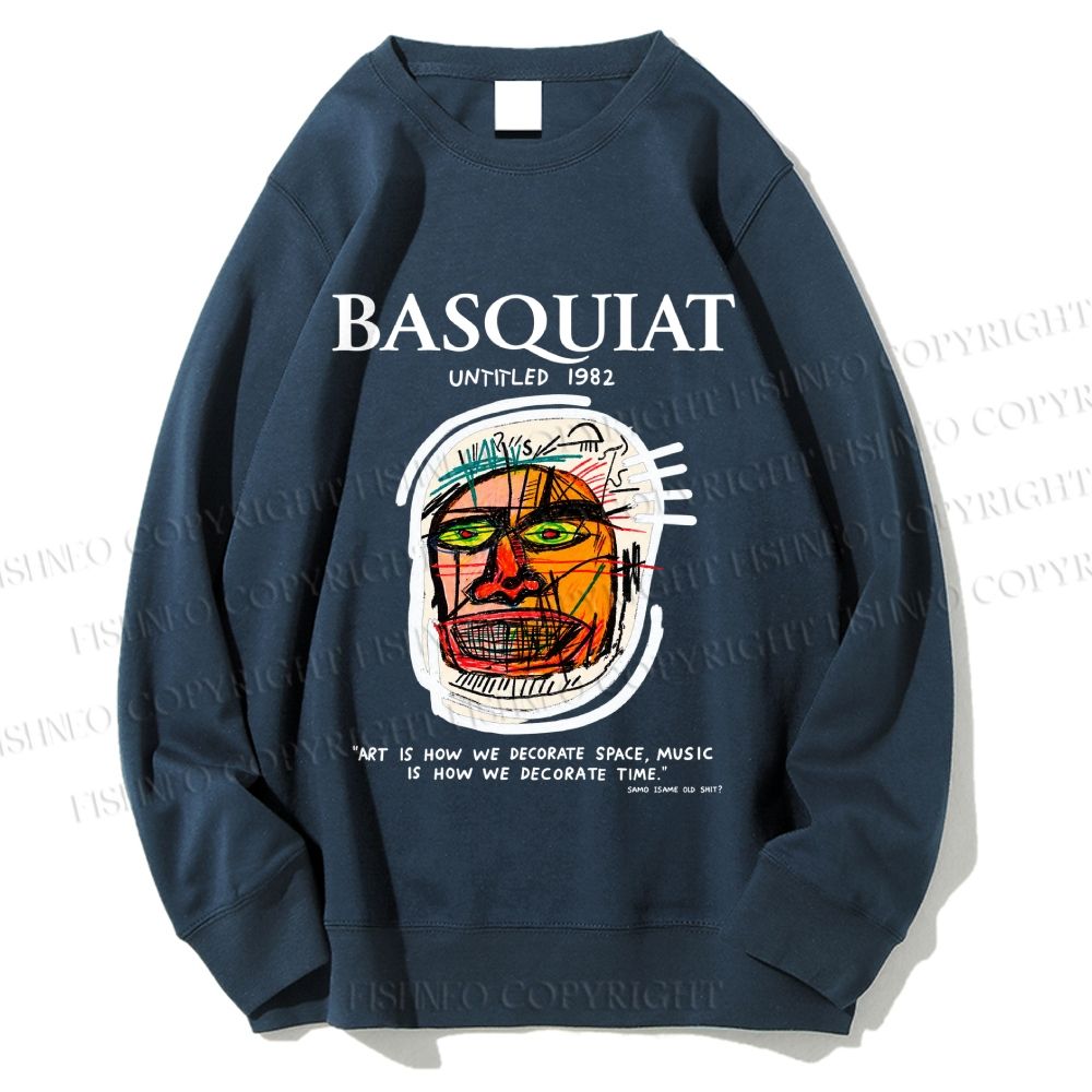 Unisex Jean-Michel Basquiat Untitled (Head) Printed Sweatshirt