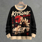 Kitsune Runner JDM Crew Neck Sweater