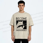 Unisex Become Ungovernable Printed Washed Tee