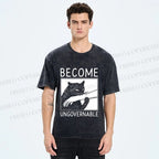 Unisex Become Ungovernable Printed Washed Tee