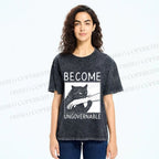 Unisex Become Ungovernable Printed Washed Tee