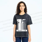 Unisex Gally Gunnm Printed Washed Tee