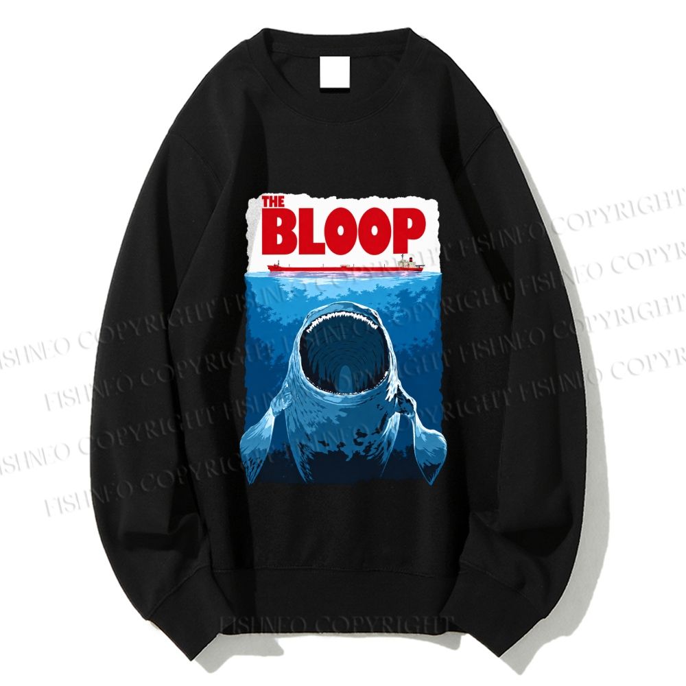 Unisex The Bloop Jaws Printed Sweatshirt