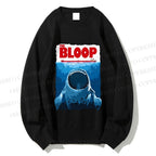 Unisex The Bloop Jaws Printed Sweatshirt