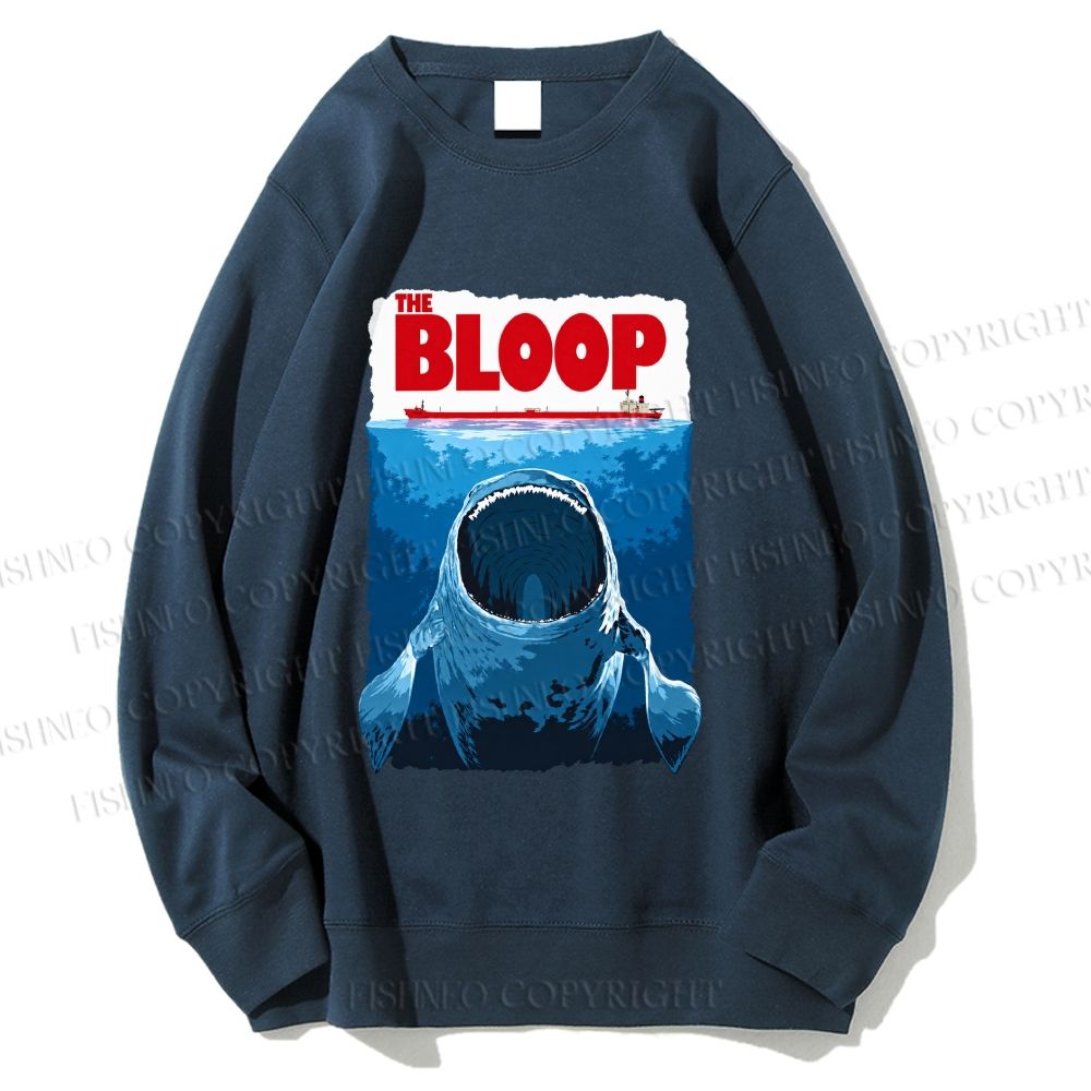 Unisex The Bloop Jaws Printed Sweatshirt