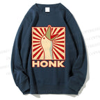 Unisex Goose Honk Printed Sweatshirt