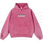 Unisex Casual Loading Penguin Printed Double-sided Washed Hoodie