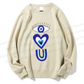 Unisex Evil Eye Love You Printed Sweatshirt