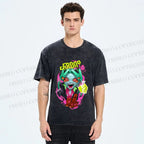 Unisex Rebecca From Cyberpunk: Edgerunners Printed Washed Tee