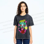 Unisex Rebecca From Cyberpunk: Edgerunners Printed Washed Tee