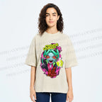 Unisex Rebecca From Cyberpunk: Edgerunners Printed Washed Tee