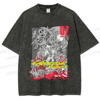 Unisex Cyberpunk: Edgerunners Printed Washed Tee