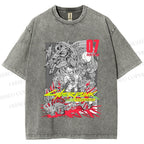 Unisex Cyberpunk: Edgerunners Printed Washed Tee