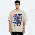 Unisex Kamen Rider Printed Washed Tee