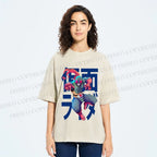 Unisex Kamen Rider Printed Washed Tee