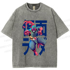 Unisex Kamen Rider Printed Washed Tee