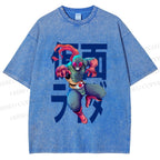 Unisex Kamen Rider Printed Washed Tee