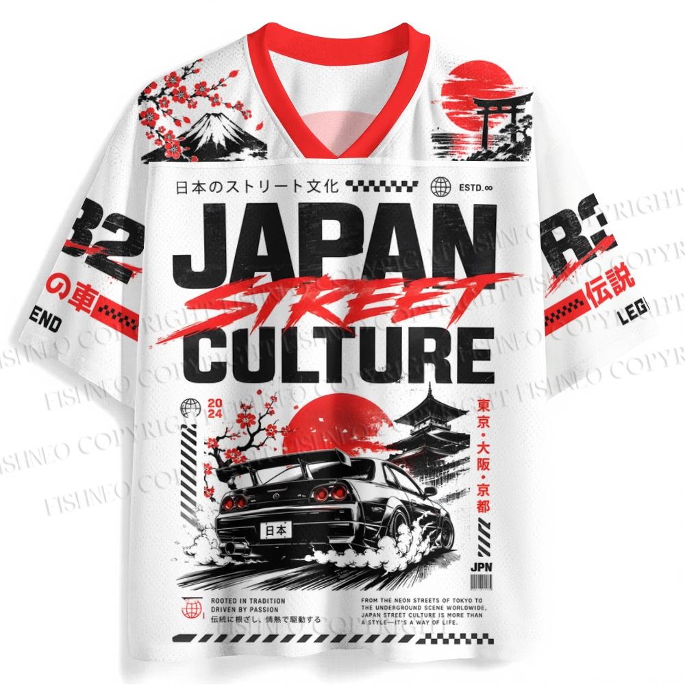 Japan Street Culture Jersey Shirts