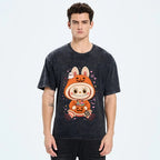 Halloween Labubu Washed T-Shirt