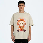 Halloween Labubu Washed T-Shirt