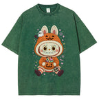 Halloween Labubu Washed T-Shirt
