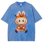 Halloween Labubu Washed T-Shirt