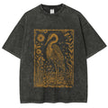 Great Blue Heron Vintage Washed T-shirt