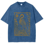 Great Blue Heron Vintage Washed T-shirt
