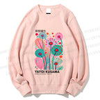 Unisex Yayoi Kusama Dandelion Printed Sweatshirt