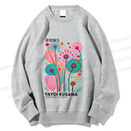 Unisex Yayoi Kusama Dandelion Printed Sweatshirt