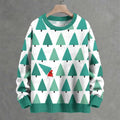 Christmas Wood Crew Neck Sweater