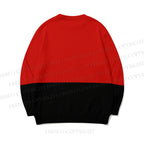 Silly Frog Core-spun yarn long-sleeve sweater