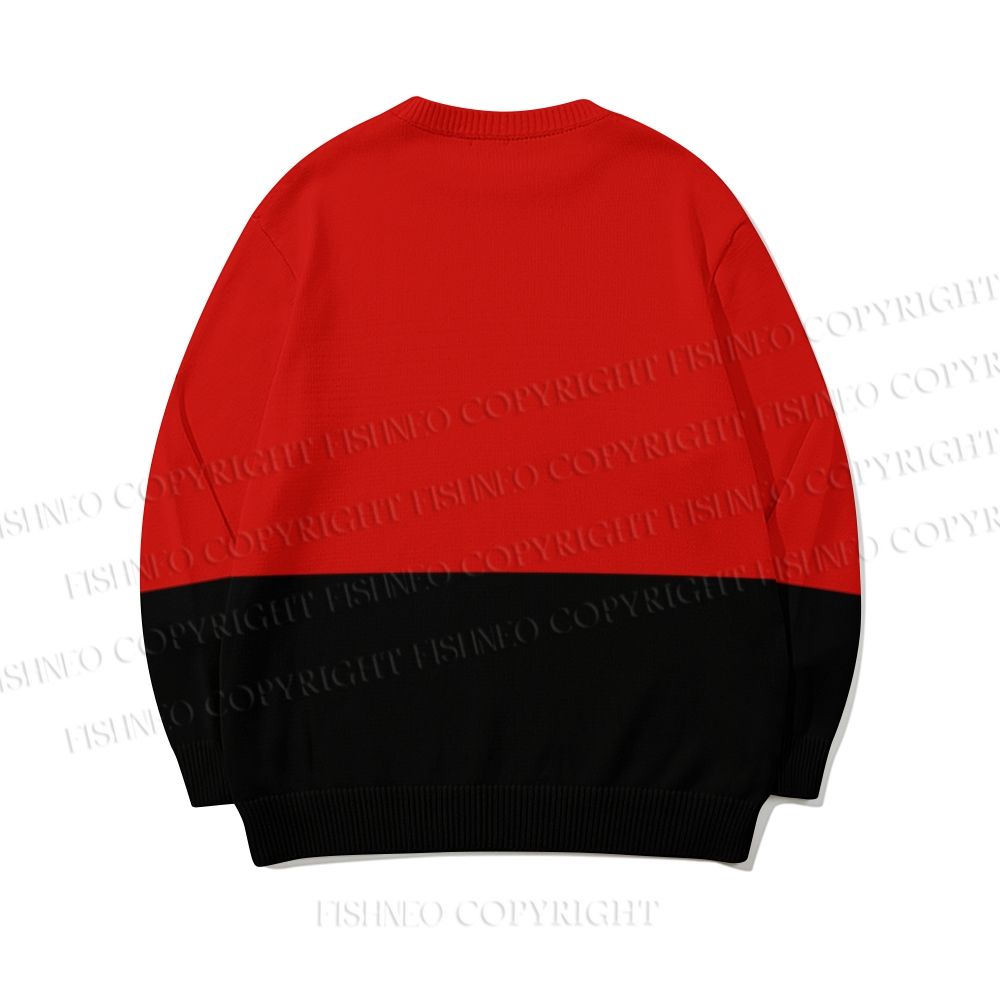 Silly Frog Core-spun yarn long-sleeve sweater
