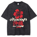 Okinawa Japan Vintage Wash Japanese Design T-Shirt
