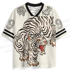 Japanese Ukiyo-e Tiger Vintage Jersey Shirts
