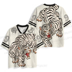 Japanese Ukiyo-e Tiger Vintage Jersey Shirts