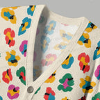 Colorful Leopard Printed Ugly Cardigan Sweater