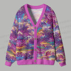Dreamlike Starry Sky Ugly Cardigan Sweater