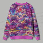 Dreamlike Starry Sky Ugly Cardigan Sweater